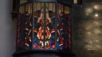 Atelier Bogtman uit Haarlem maakte de lampen voor de synagoge.
<br/>
Richard Keijzer, 2015-09-12